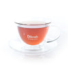 ENDANE DOUBLE WALL GLASS CUP & SAUCER - 220ML