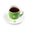 t-SERIES t-MUG & SAUCER LIME GREEN - 250ML