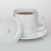 t-SERIES TEA MUG, SAUCER & LID WHITE - 250ML